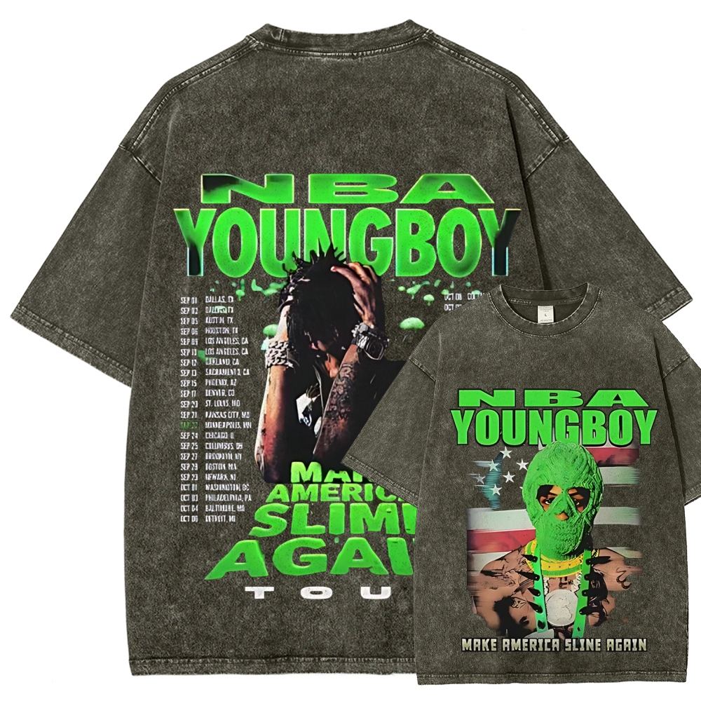 Unisex Fit Washed T-Shirt | NBA YOUNGBOY