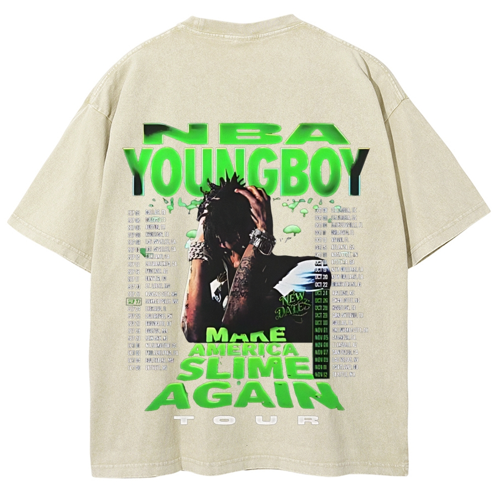 Unisex Fit Washed T-Shirt | NBA YOUNGBOY