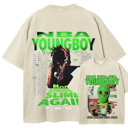 Unisex Fit Washed T-Shirt | NBA YOUNGBOY