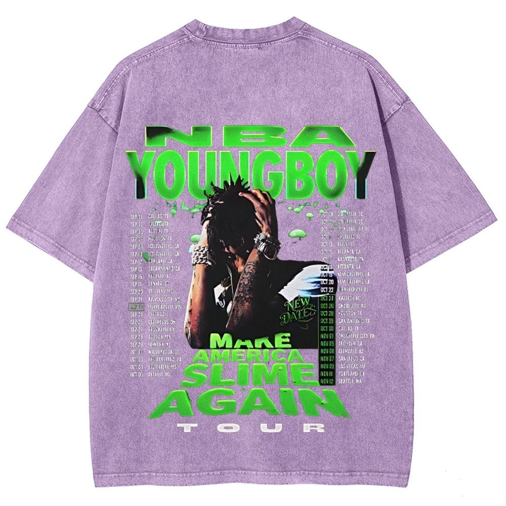 Unisex Fit Washed T-Shirt | NBA YOUNGBOY