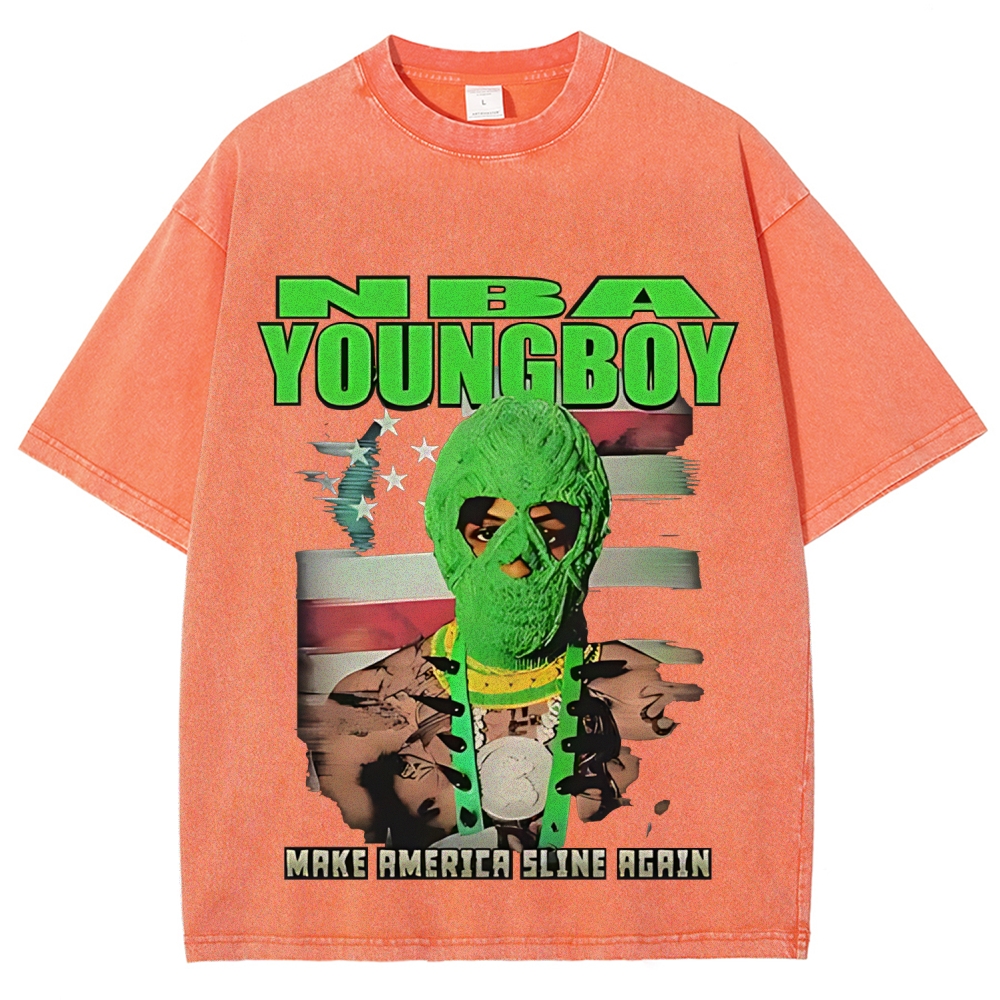 Unisex Fit Washed T-Shirt | NBA YOUNGBOY