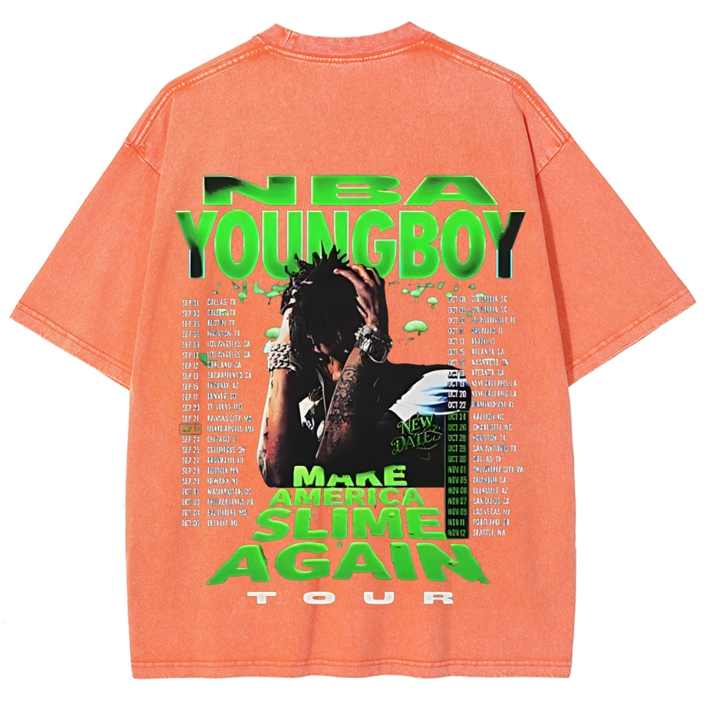Unisex Fit Washed T-Shirt | NBA YOUNGBOY