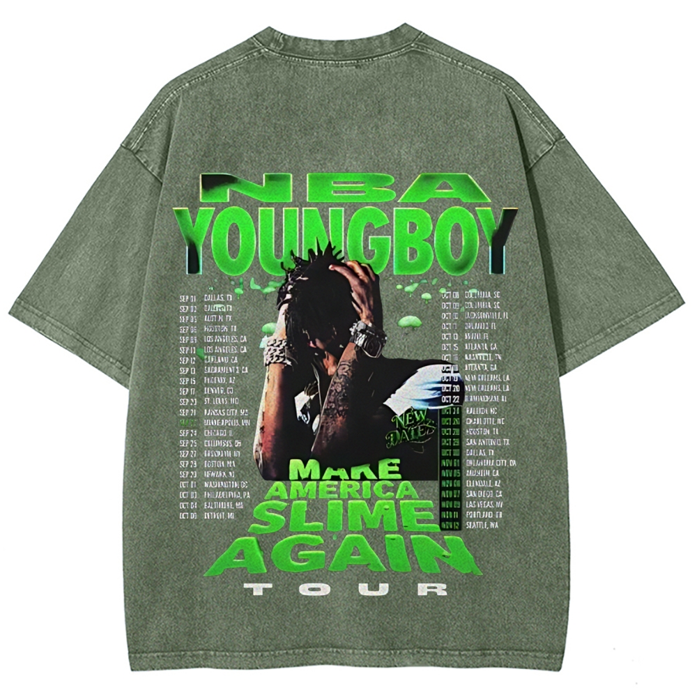Unisex Fit Washed T-Shirt | NBA YOUNGBOY