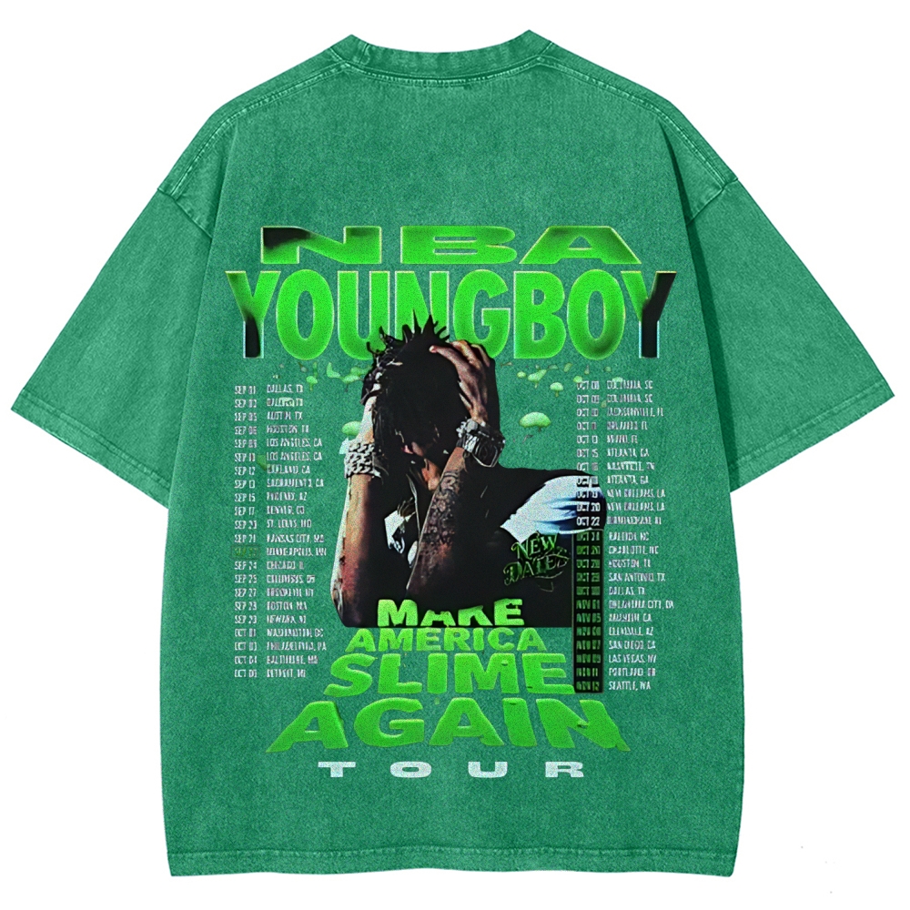 Unisex Fit Washed T-Shirt | NBA YOUNGBOY