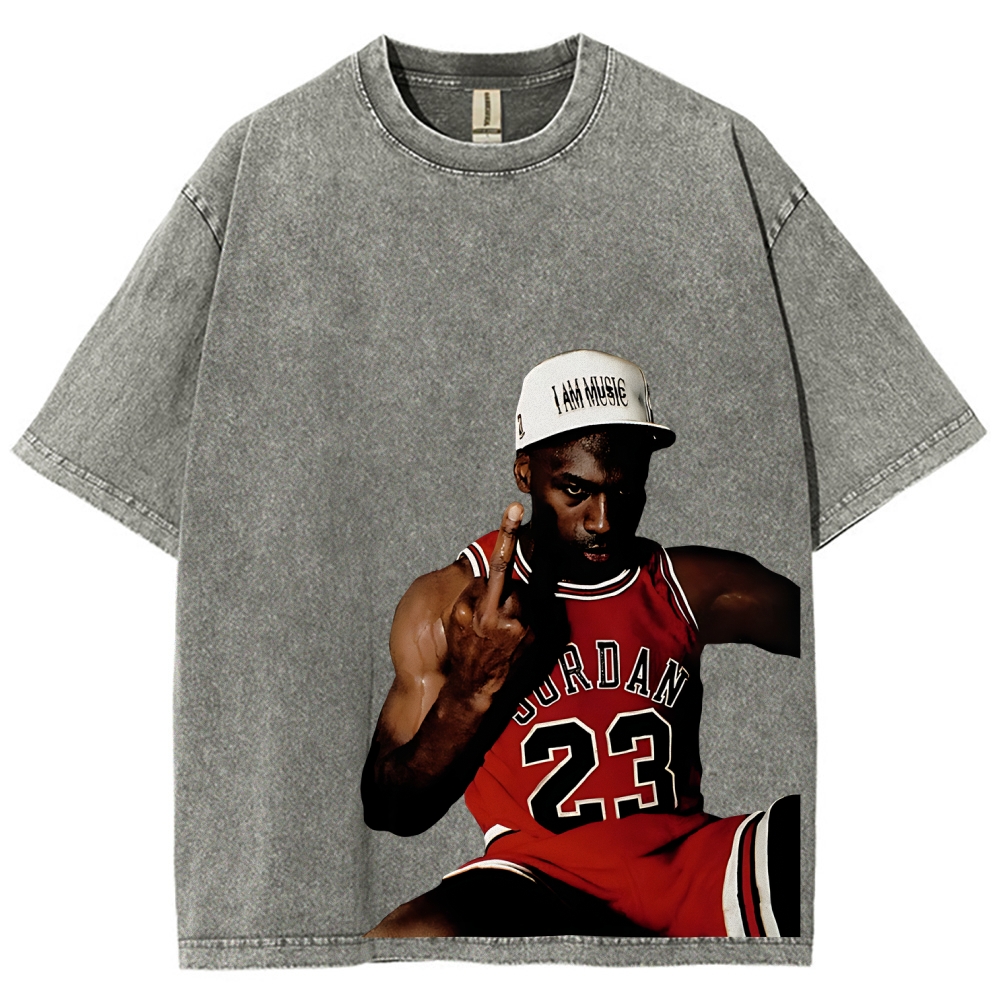 Unisex Fit Washed T-Shirt | MICHAEL JORDAN TEE