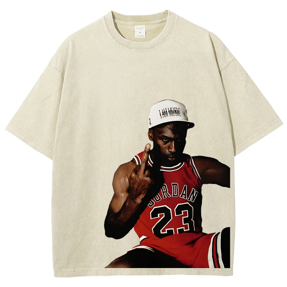 Unisex Fit Washed T-Shirt | MICHAEL JORDAN TEE