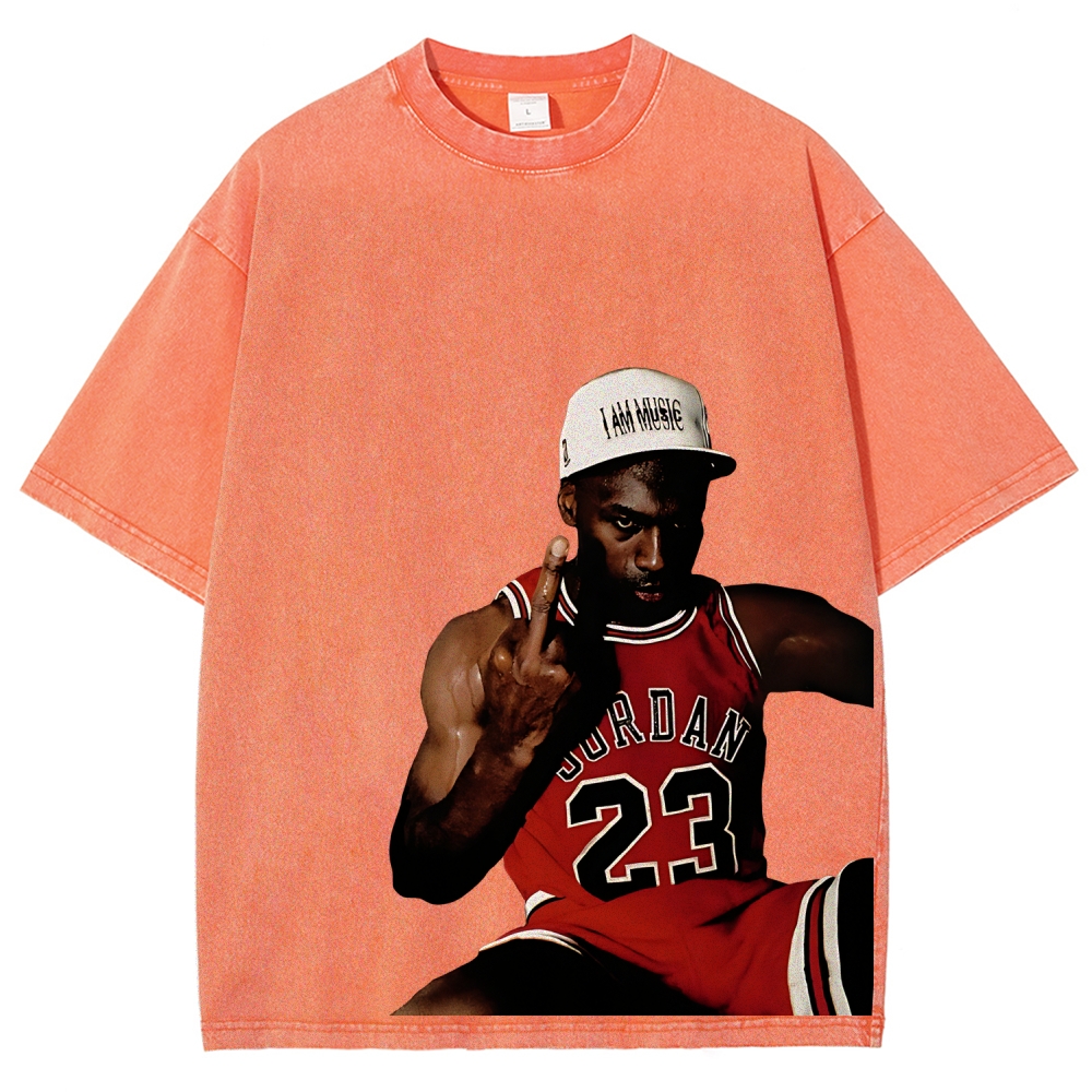 Unisex Fit Washed T-Shirt | MICHAEL JORDAN TEE