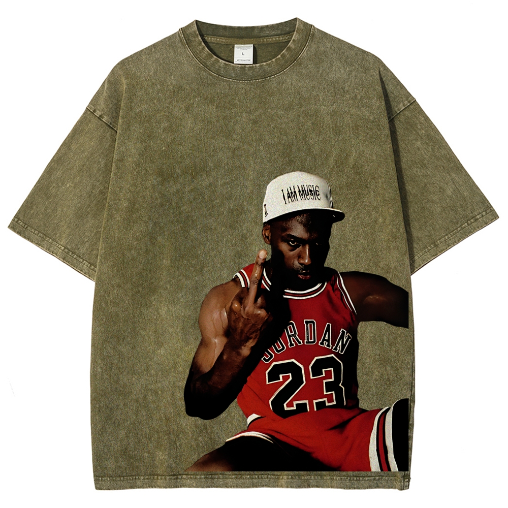 Unisex Fit Washed T-Shirt | MICHAEL JORDAN TEE