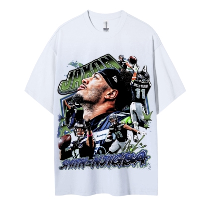 Jaxon Smith-Njigba Tee Cotton T-Shirt  