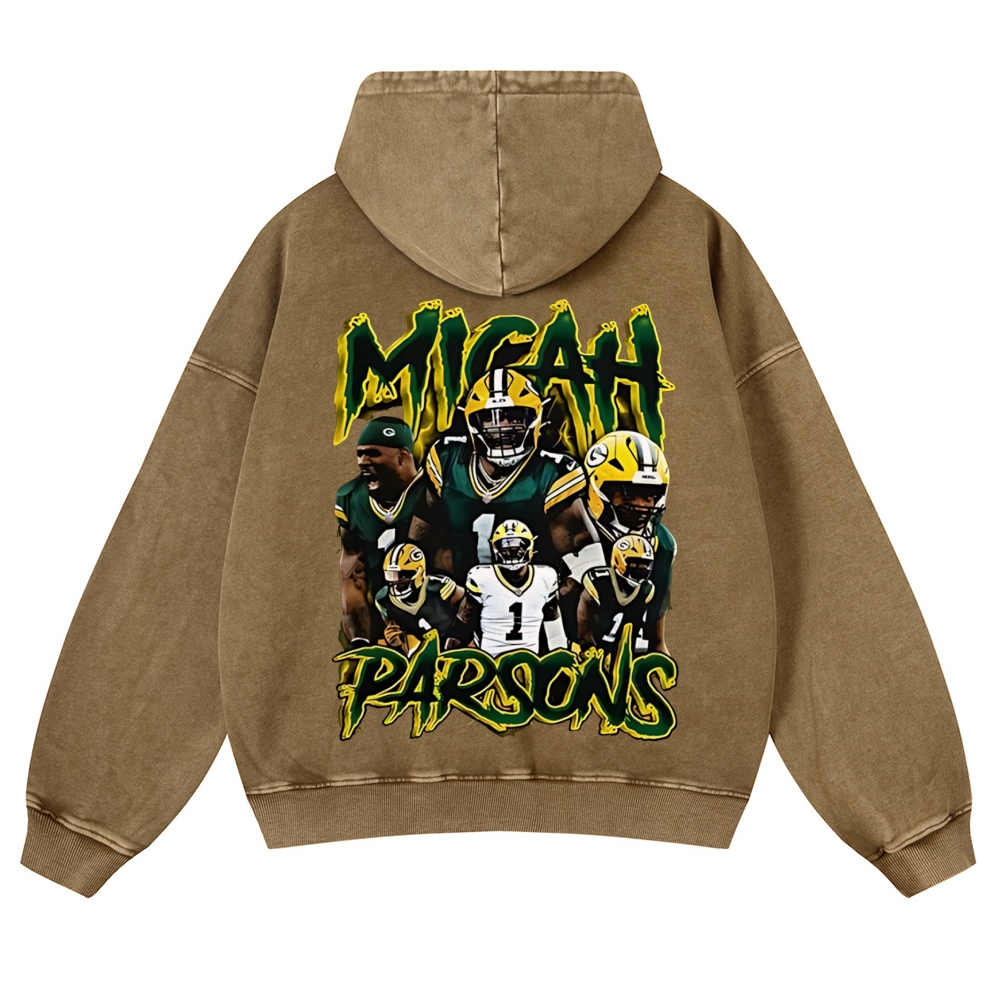 Micah Parsons | Casual Washed Hoodie  