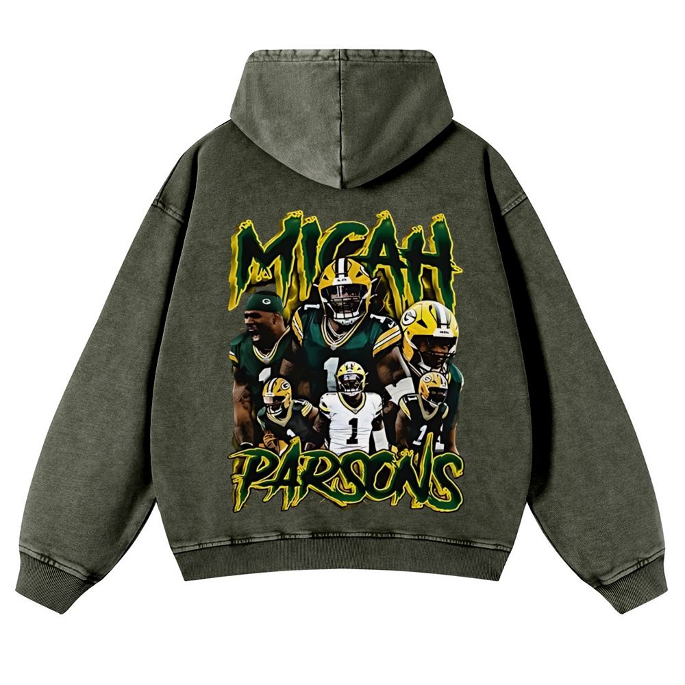 Micah Parsons | Casual Washed Hoodie  