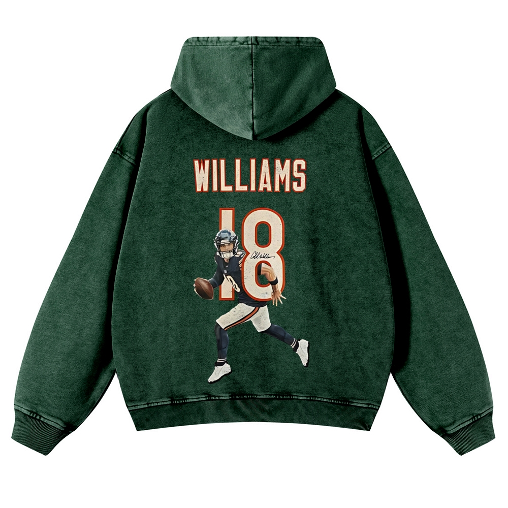 Caleb williams | Casual Washed Hoodie 