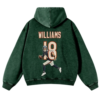 Caleb williams | Casual Washed Hoodie 