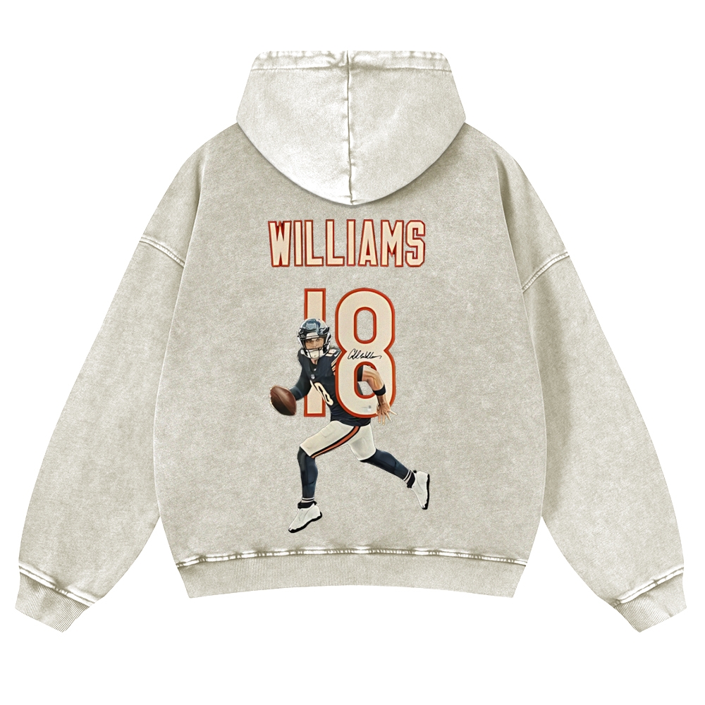 Caleb williams | Casual Washed Hoodie 