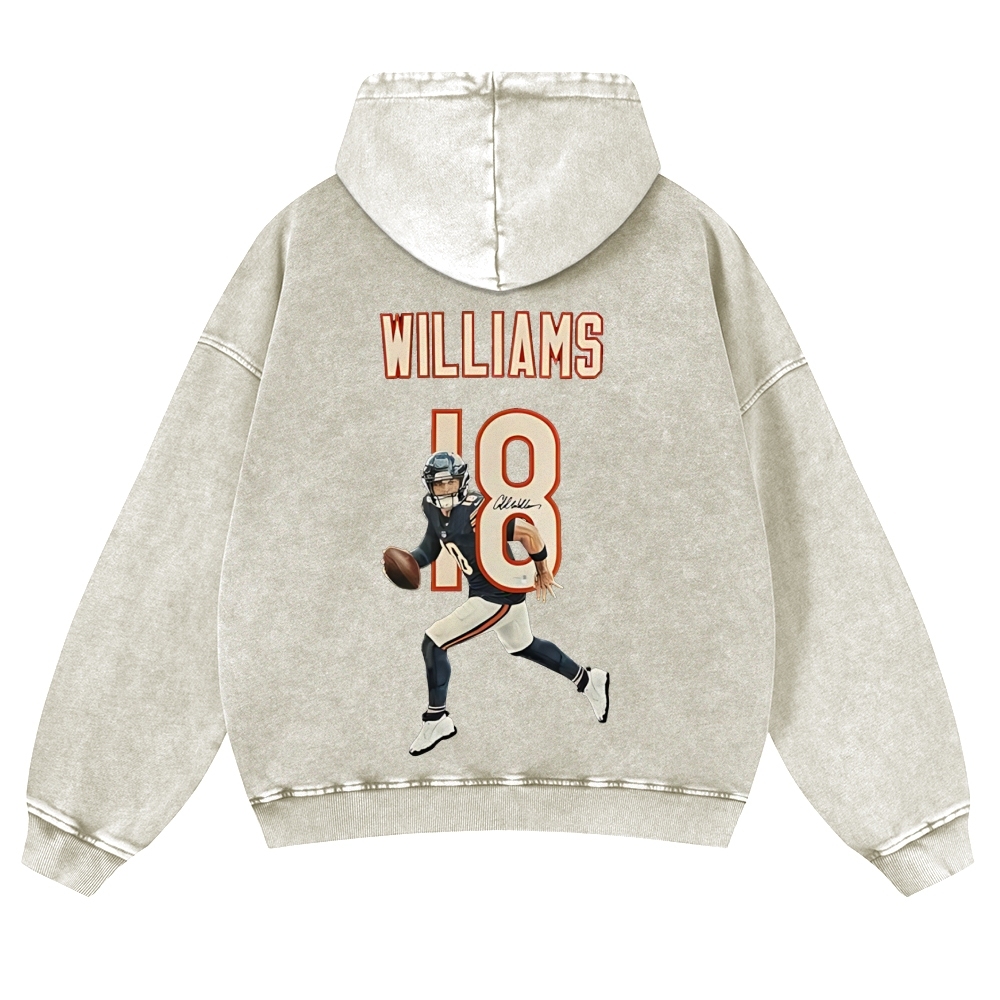 Caleb williams | Casual Washed Hoodie 