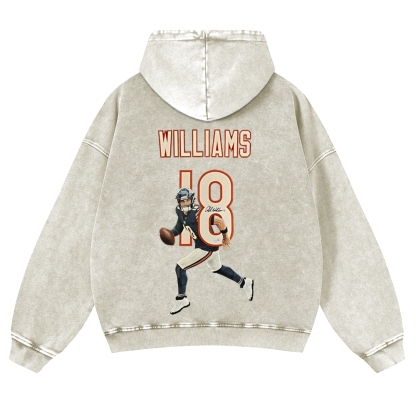 Caleb williams | Casual Washed Hoodie 