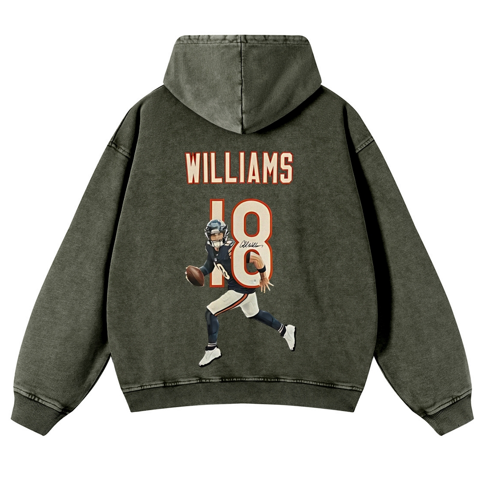 Caleb williams | Casual Washed Hoodie 