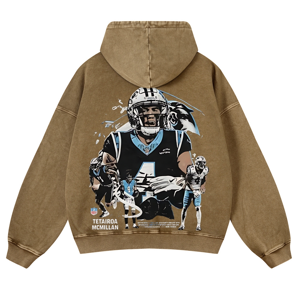 Tetairoa McMillan | Casual Washed Hoodie