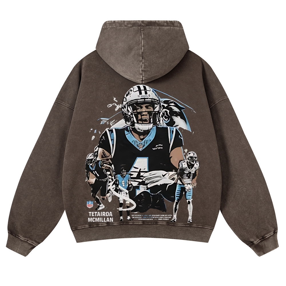 Tetairoa McMillan | Casual Washed Hoodie