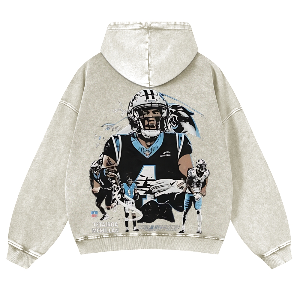 Tetairoa McMillan | Casual Washed Hoodie