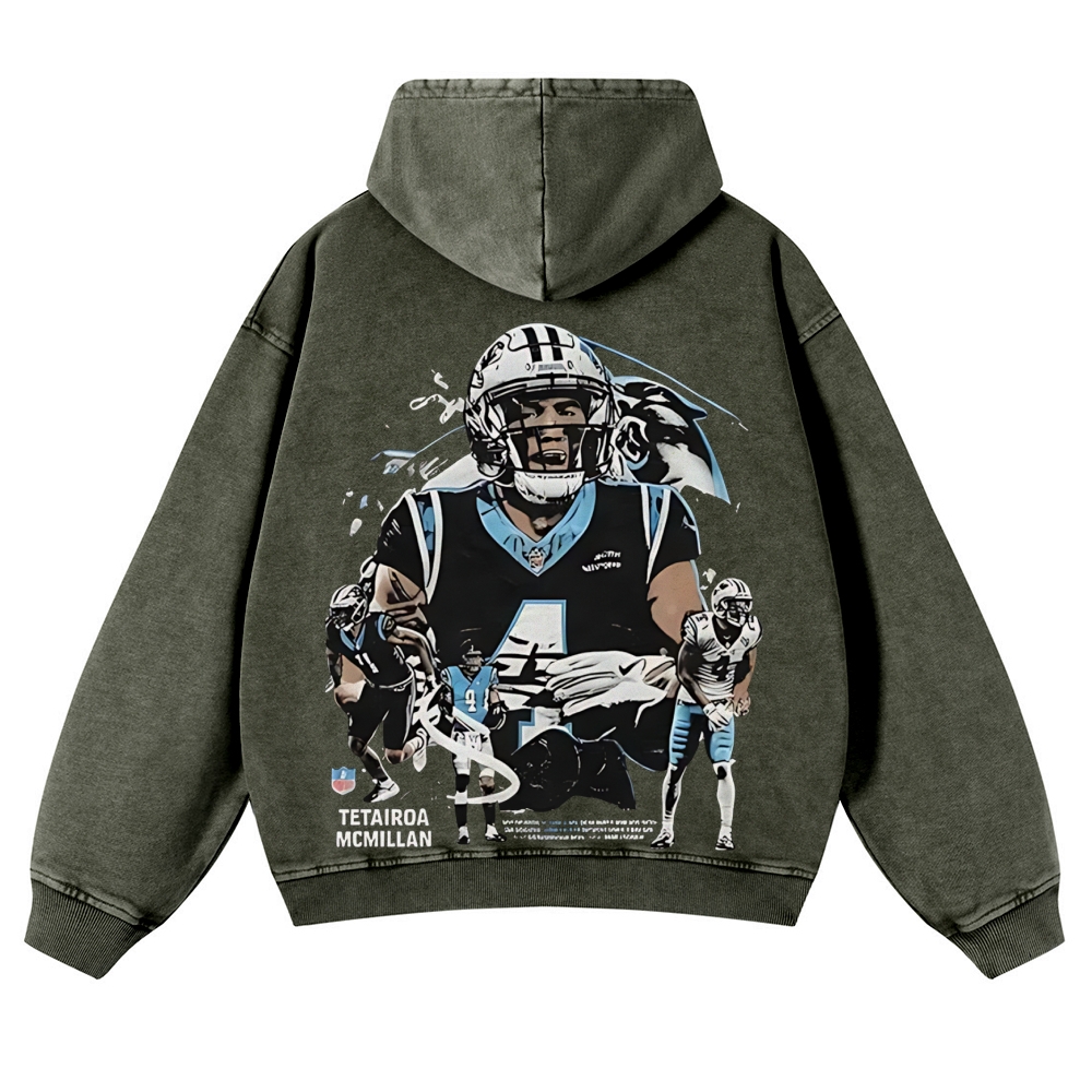 Tetairoa McMillan | Casual Washed Hoodie