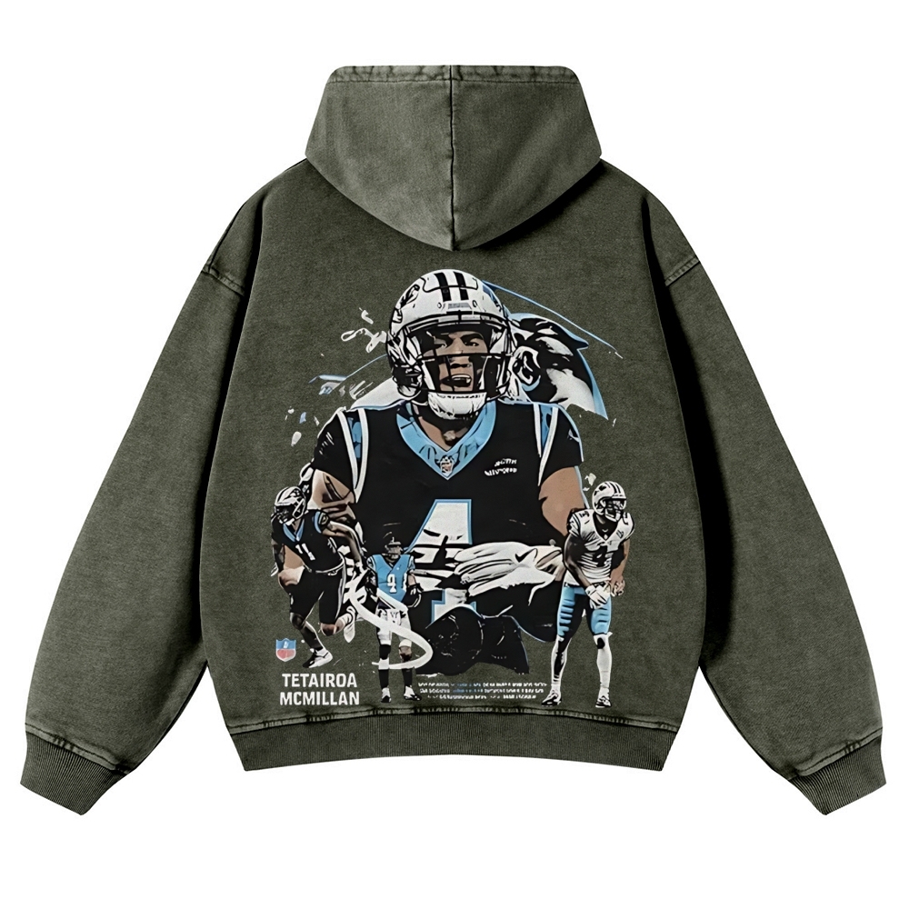 Tetairoa McMillan | Casual Washed Hoodie