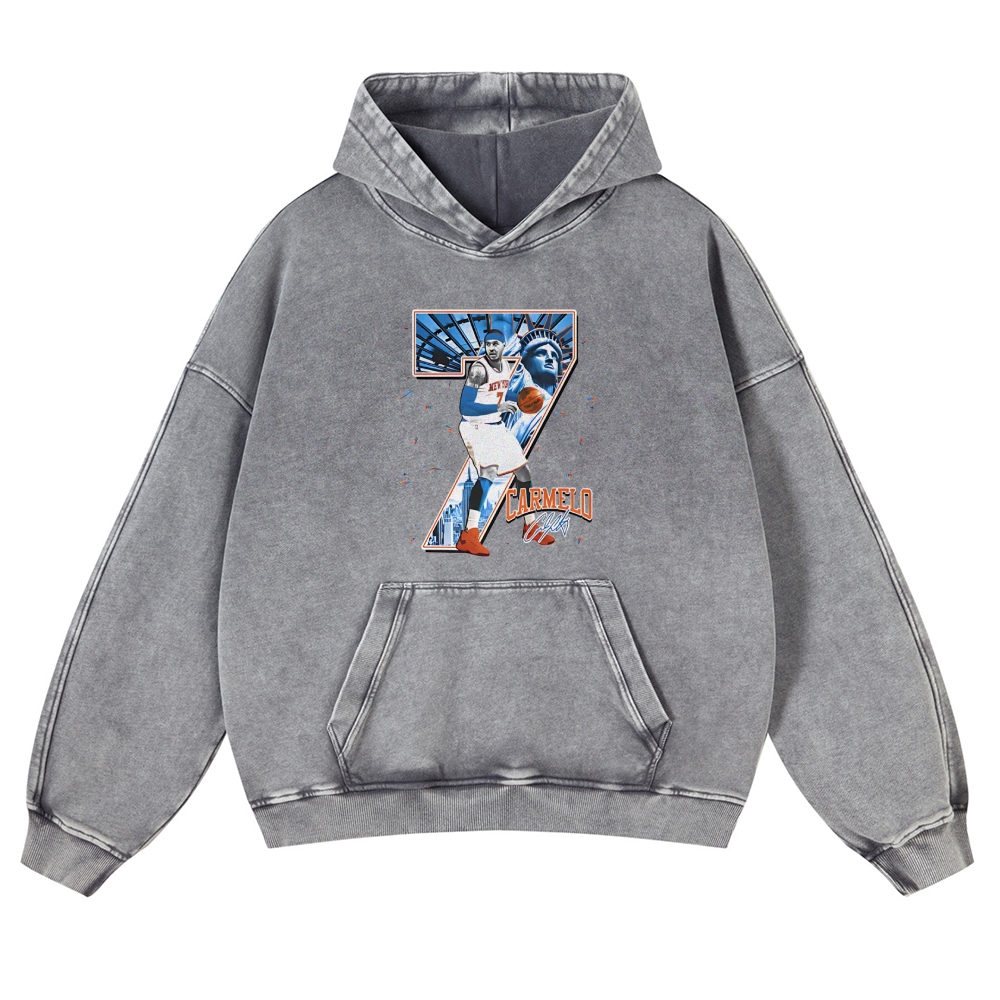 CAMELO ANTHONY | Casual Washed Hoodie 