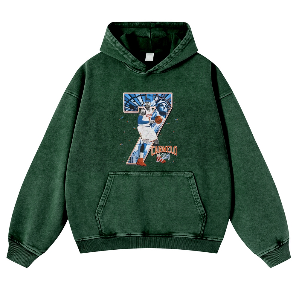 CAMELO ANTHONY | Casual Washed Hoodie 