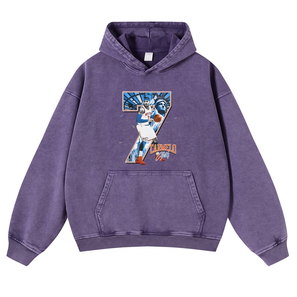 CAMELO ANTHONY | Casual Washed Hoodie 