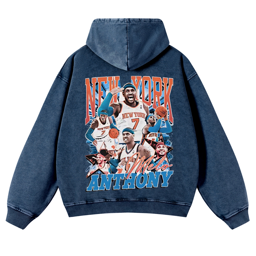 CAMELO ANTHONY | Casual Washed Hoodie 