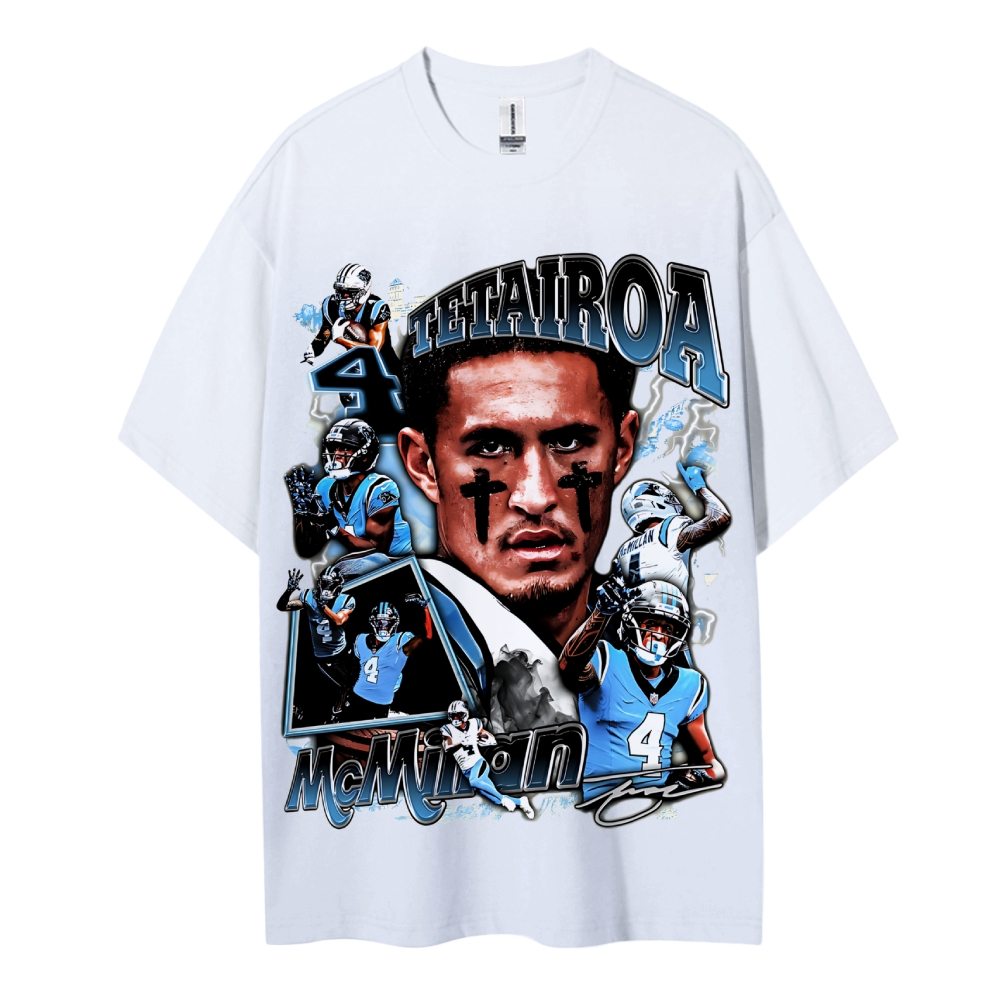 Graphic Tetairoa McMillan Tee Cotton T-Shirt 
