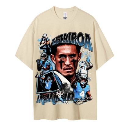 Graphic Tetairoa McMillan Tee Cotton T-Shirt 