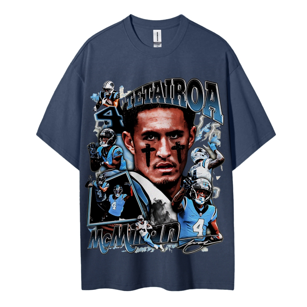 Graphic Tetairoa McMillan Tee Cotton T-Shirt 