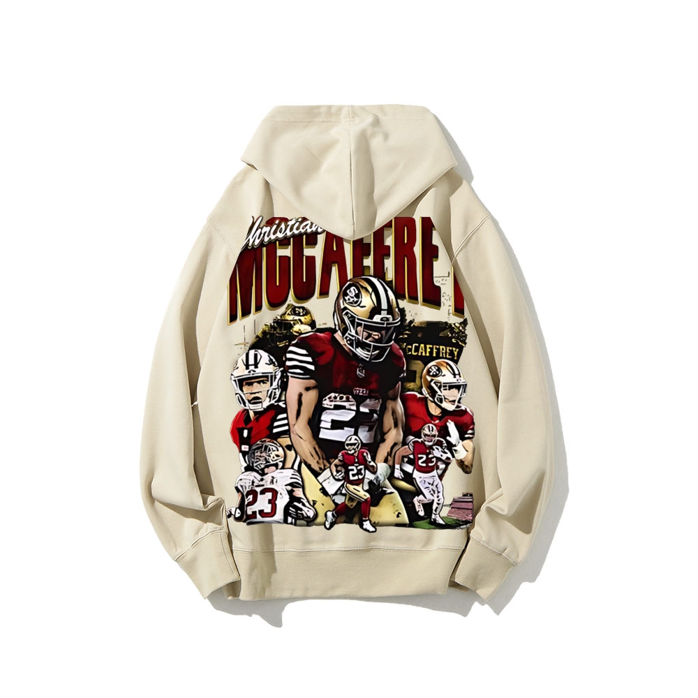 Christian McCaffrey  | Casual Washed Hoodie & Sweatshirt