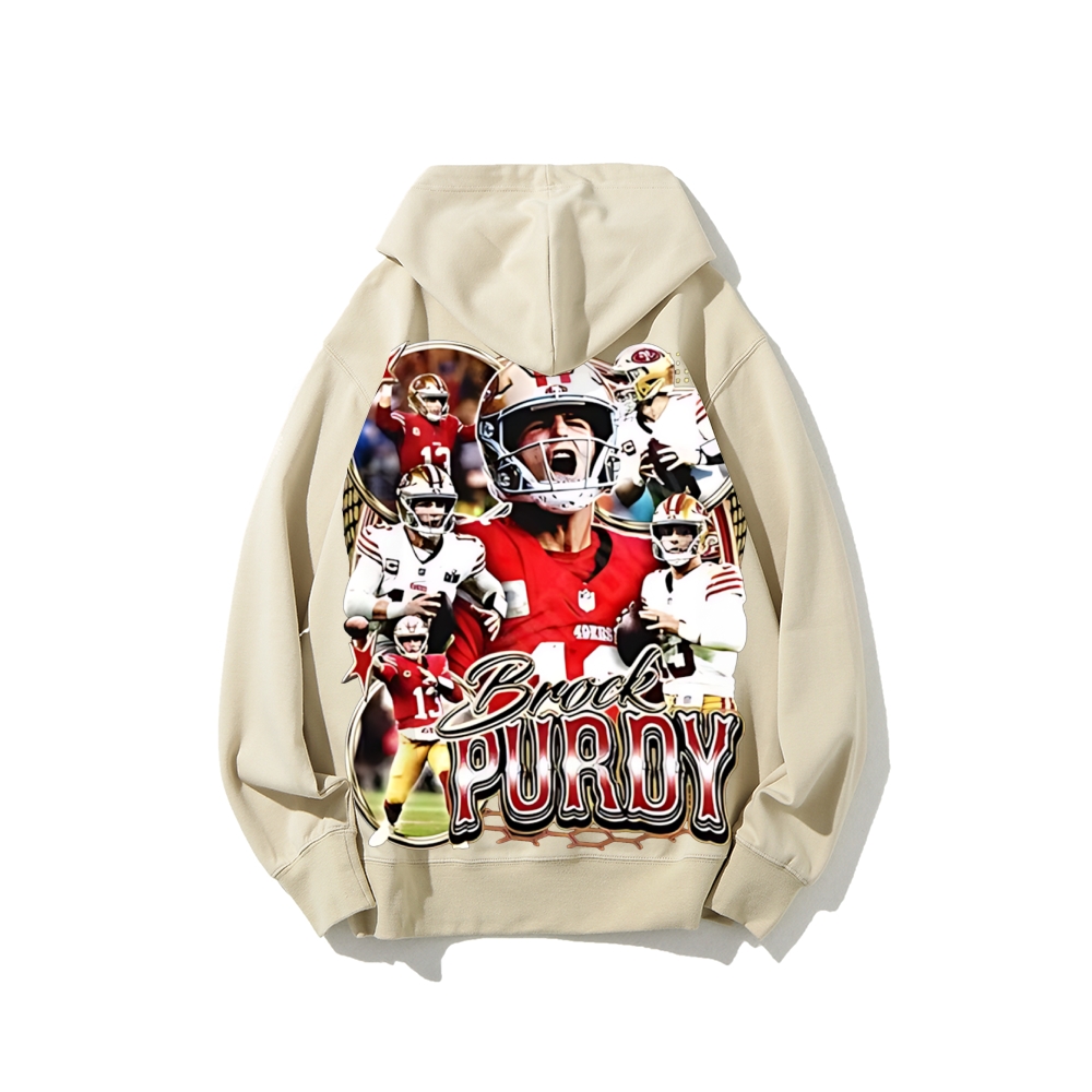 Brock Purdy | Casual Washed Tee & Hoodie & Sweatshirt