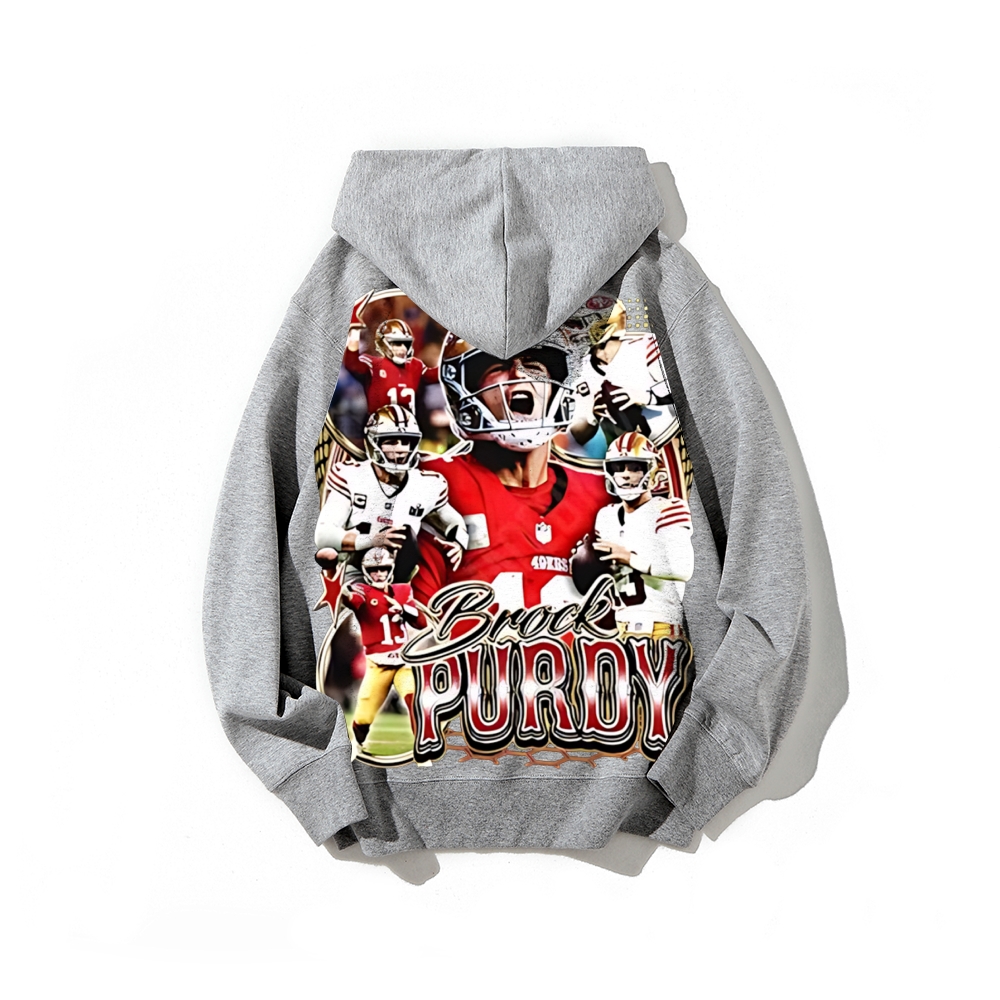 Brock Purdy | Casual Washed Tee & Hoodie & Sweatshirt