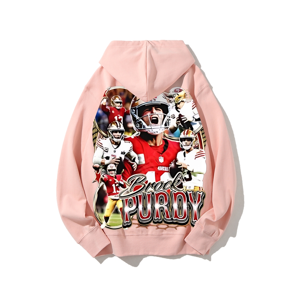 Brock Purdy | Casual Washed Tee & Hoodie & Sweatshirt