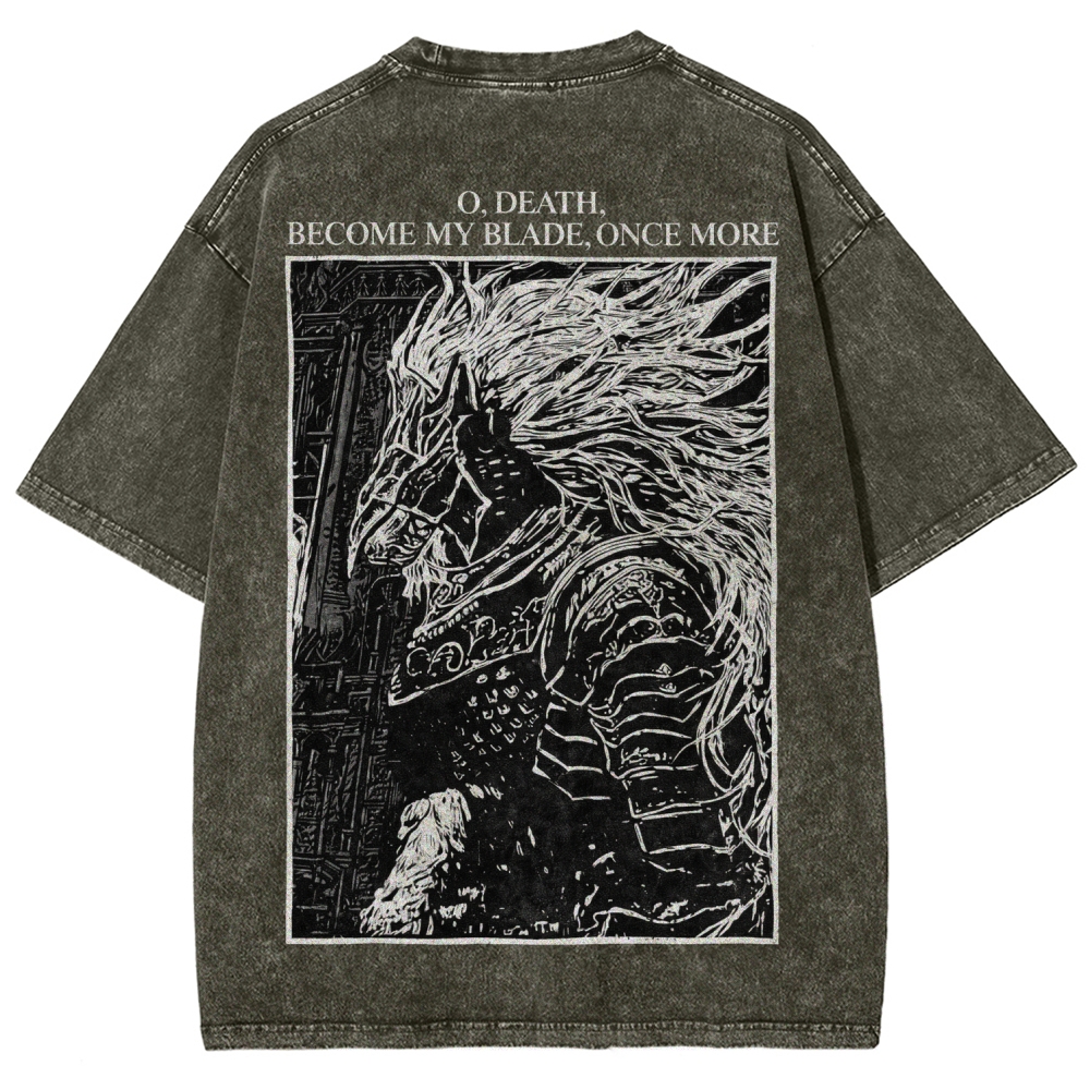 Dark Souls Unisex Fit Washed T-Shirt 2601001778