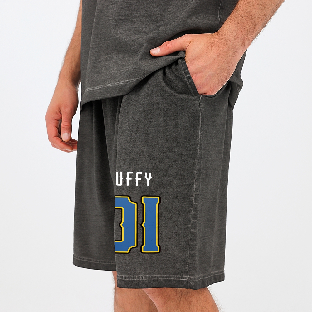 One Piece | Washed Tee&Shorts Set  