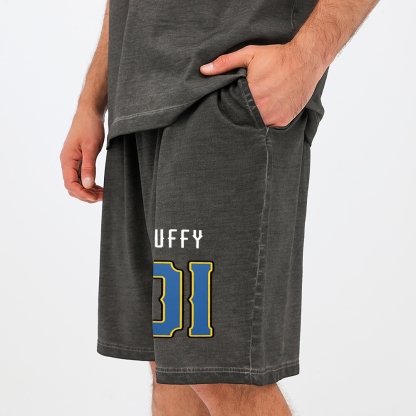 One Piece | Washed Tee&Shorts Set  