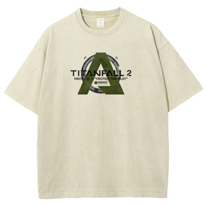 TITANFALL Unisex Fit Washed T-Shirt 2601003431