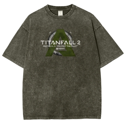 TITANFALL Unisex Fit Washed T-Shirt 2601003431