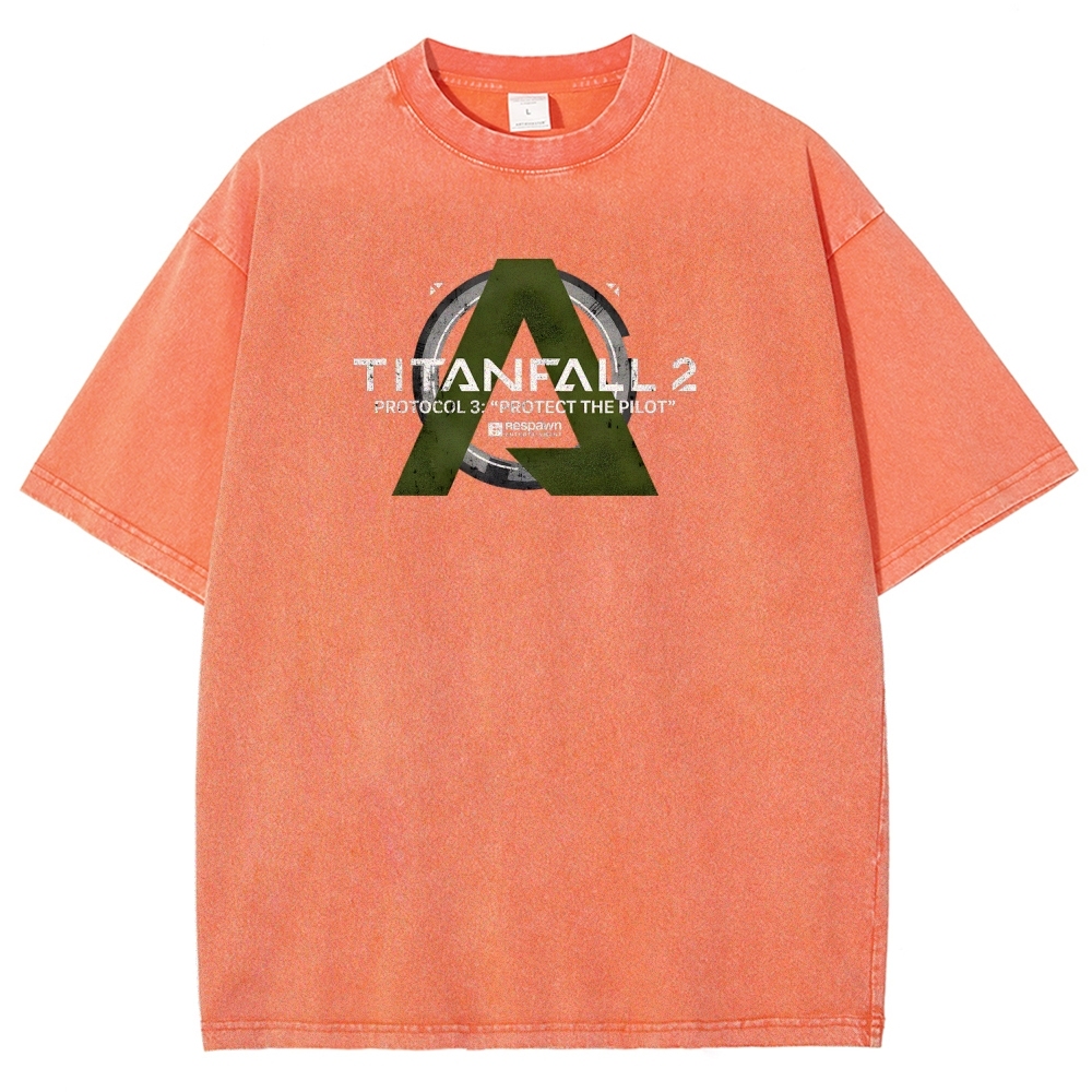 TITANFALL Unisex Fit Washed T-Shirt 2601003431