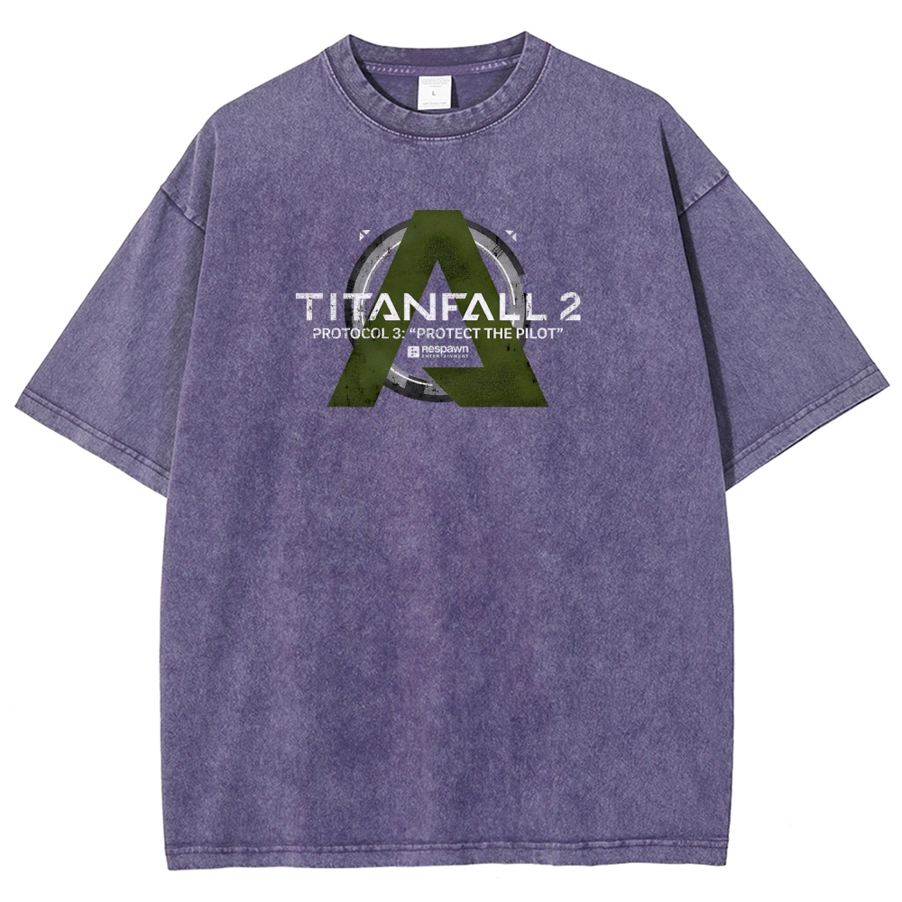 TITANFALL Unisex Fit Washed T-Shirt 2601003431