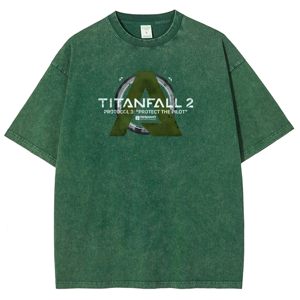 TITANFALL Unisex Fit Washed T-Shirt 2601003431