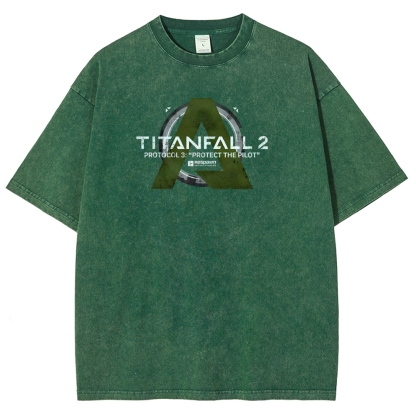 TITANFALL Unisex Fit Washed T-Shirt 2601003431
