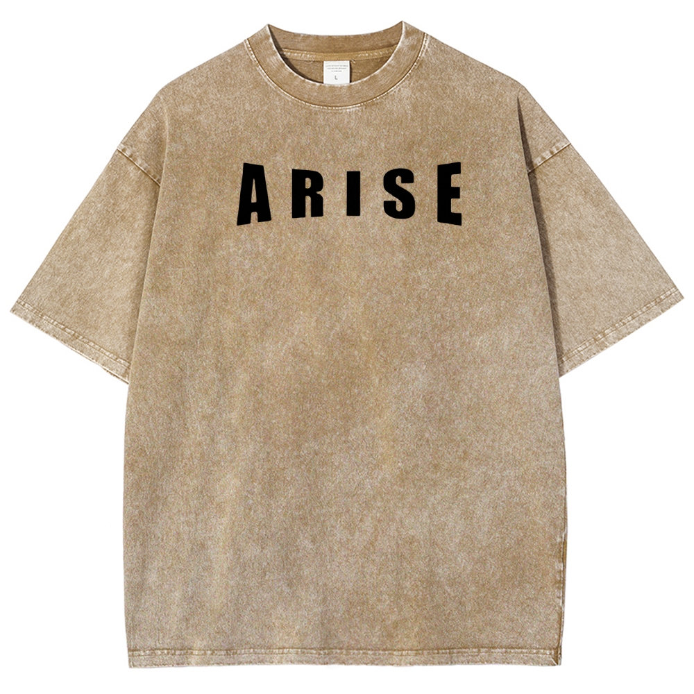 Unisex Fit Washed T-Shirt Solo leveling