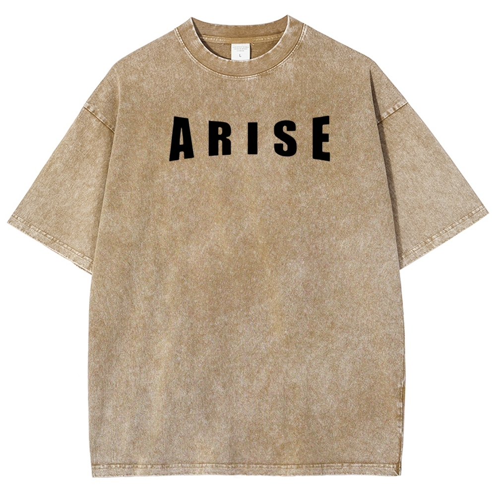 Unisex Fit Washed T-Shirt Solo leveling