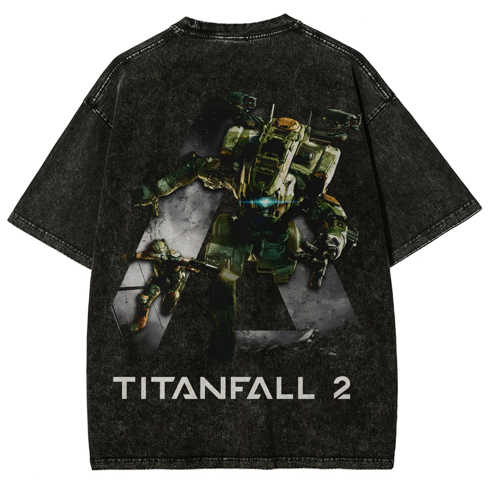 TITANFALL Unisex Fit Washed T-Shirt 2601007896