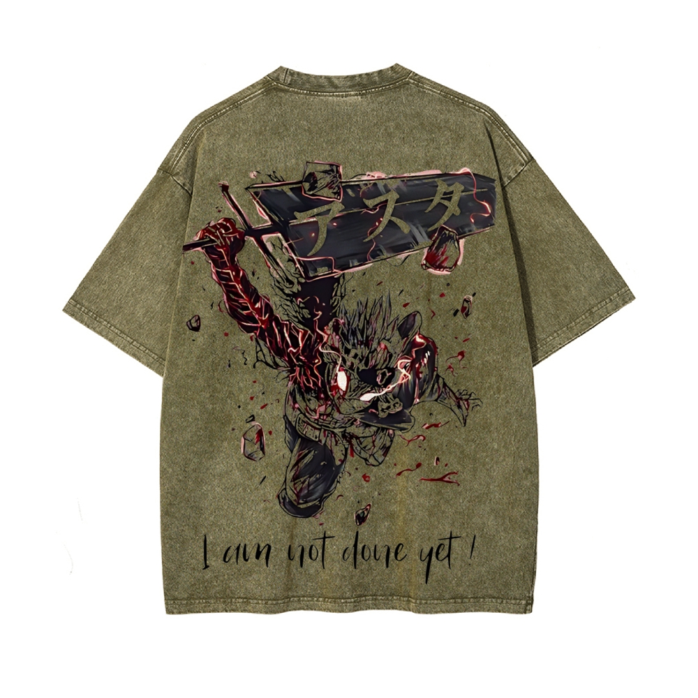 Asta Vintage Graphic T-Shirt | Black Clover